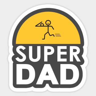 Super Dad Father Daddy Holiday Funny Gifts T-Shirt Sticker